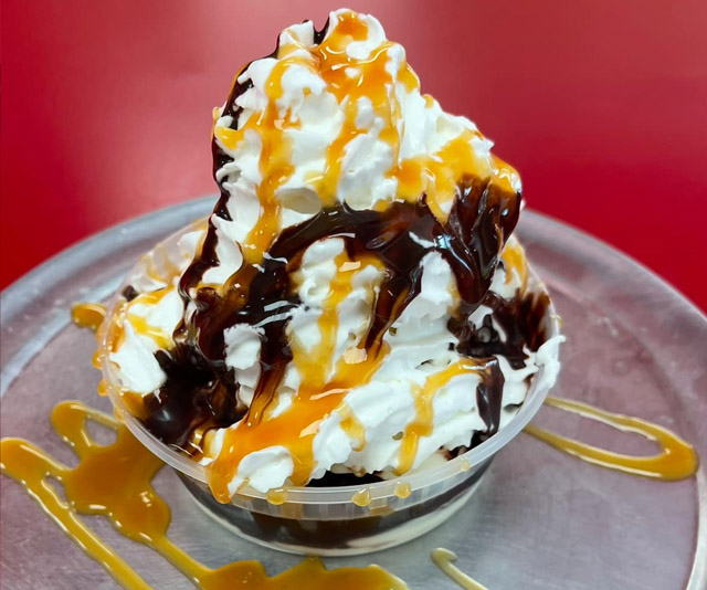 Chocolate Carmel Delight sundae